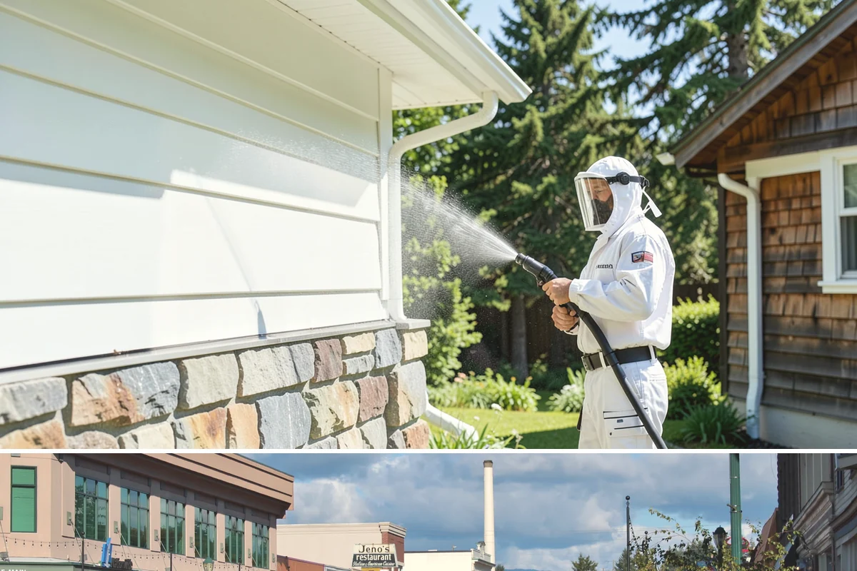 Brick Walkway Cleaning in Monroe, Snohomish County, WA - Clean brick walkways in summer when joints can dry fully before fall re-sanding sets.