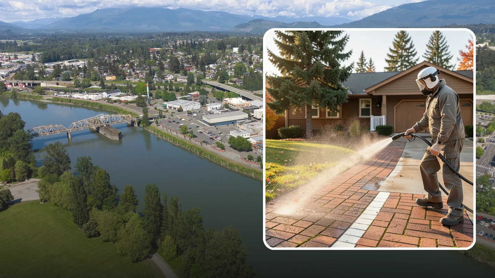 Brick Walkway Cleaning in Mount Vernon, Skagit County, WA - Gently clean brick walkways so moss and joint growth lift without dislodging sand or mortar.