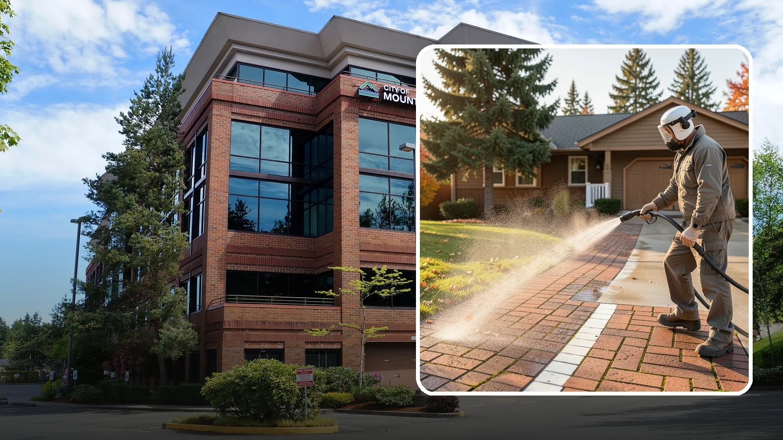Brick Walkway Cleaning in Mountlake Terrace, Snohomish County, WA - Gently clean brick walkways so moss and joint growth lift without dislodging sand or mortar.