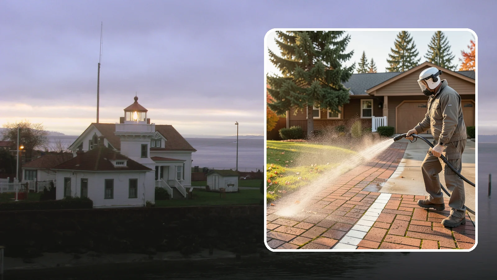 Brick Walkway Cleaning in Mukilteo, Snohomish County, WA - Gently clean brick walkways so moss and joint growth lift without dislodging sand or mortar.
