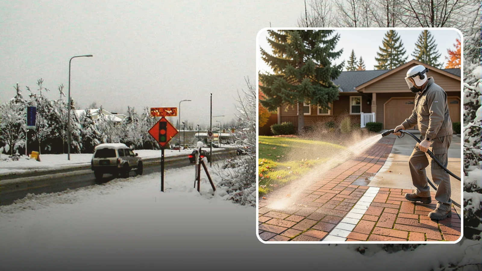 Brick Walkway Cleaning in Newcastle, King County, WA - Gently clean brick walkways so moss and joint growth lift without dislodging sand or mortar.