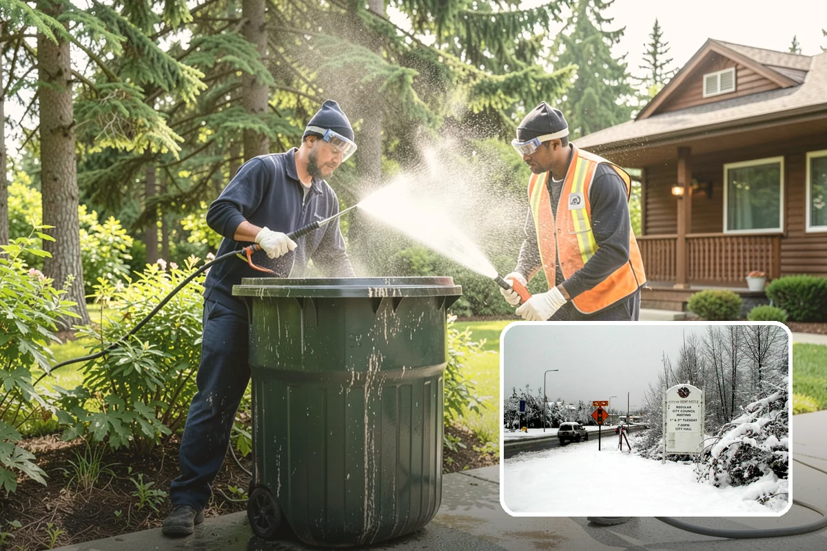 Brick Walkway Cleaning in Newcastle, King County, WA - Protects jointing sand and mortar from blowout