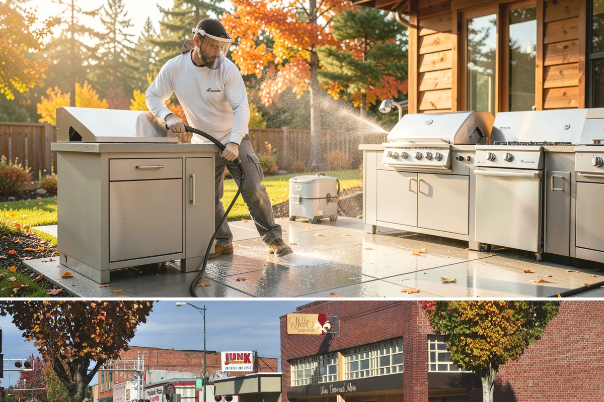 Brick Walkway Cleaning in Puyallup, Pierce County, WA - Clean brick walkways in summer when joints can dry fully before fall re-sanding sets.