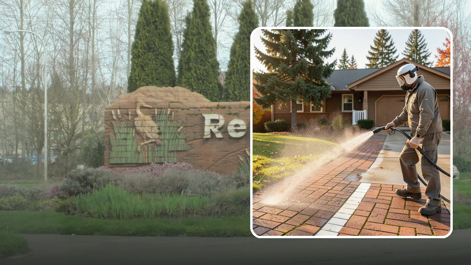 Brick Walkway Cleaning in Renton, King County, WA - Gently clean brick walkways so moss and joint growth lift without dislodging sand or mortar.