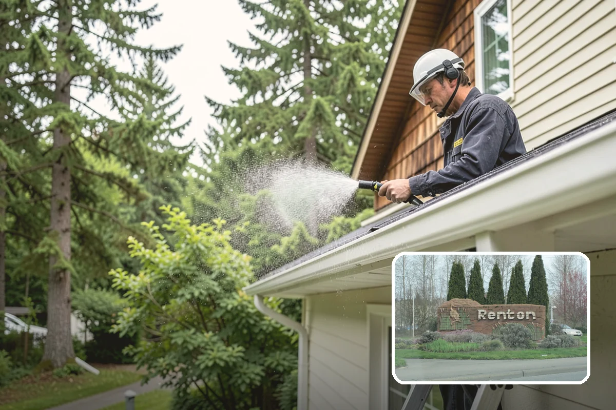 Brick Walkway Cleaning in Renton, King County, WA - Protects jointing sand and mortar from blowout