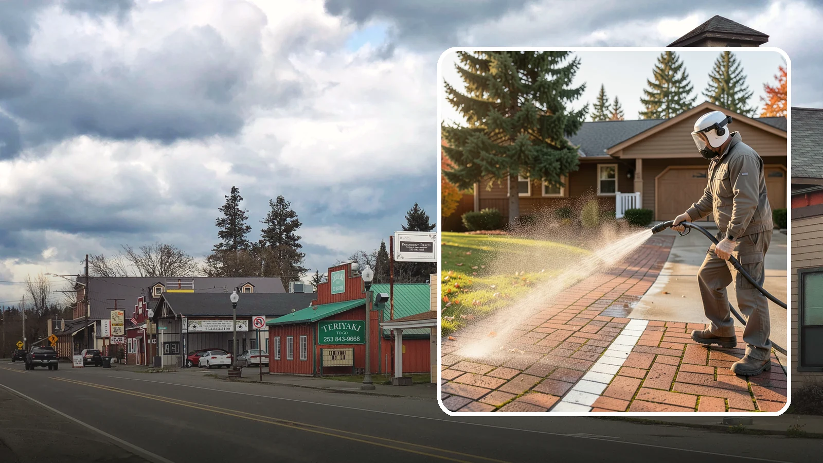 Brick Walkway Cleaning in Roy, Pierce County, WA - Gently clean brick walkways so moss and joint growth lift without dislodging sand or mortar.