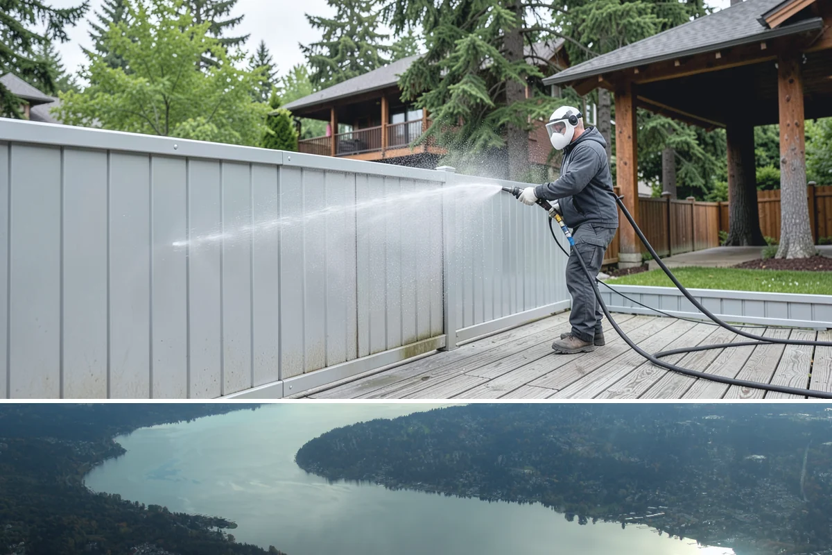 Brick Walkway Cleaning in Sammamish, King County, WA - Clean brick walkways in summer when joints can dry fully before fall re-sanding sets.