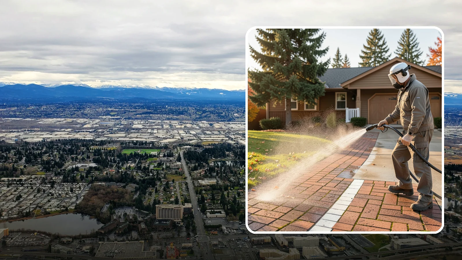 Brick Walkway Cleaning in SeaTac, King County, WA - Gently clean brick walkways so moss and joint growth lift without dislodging sand or mortar.