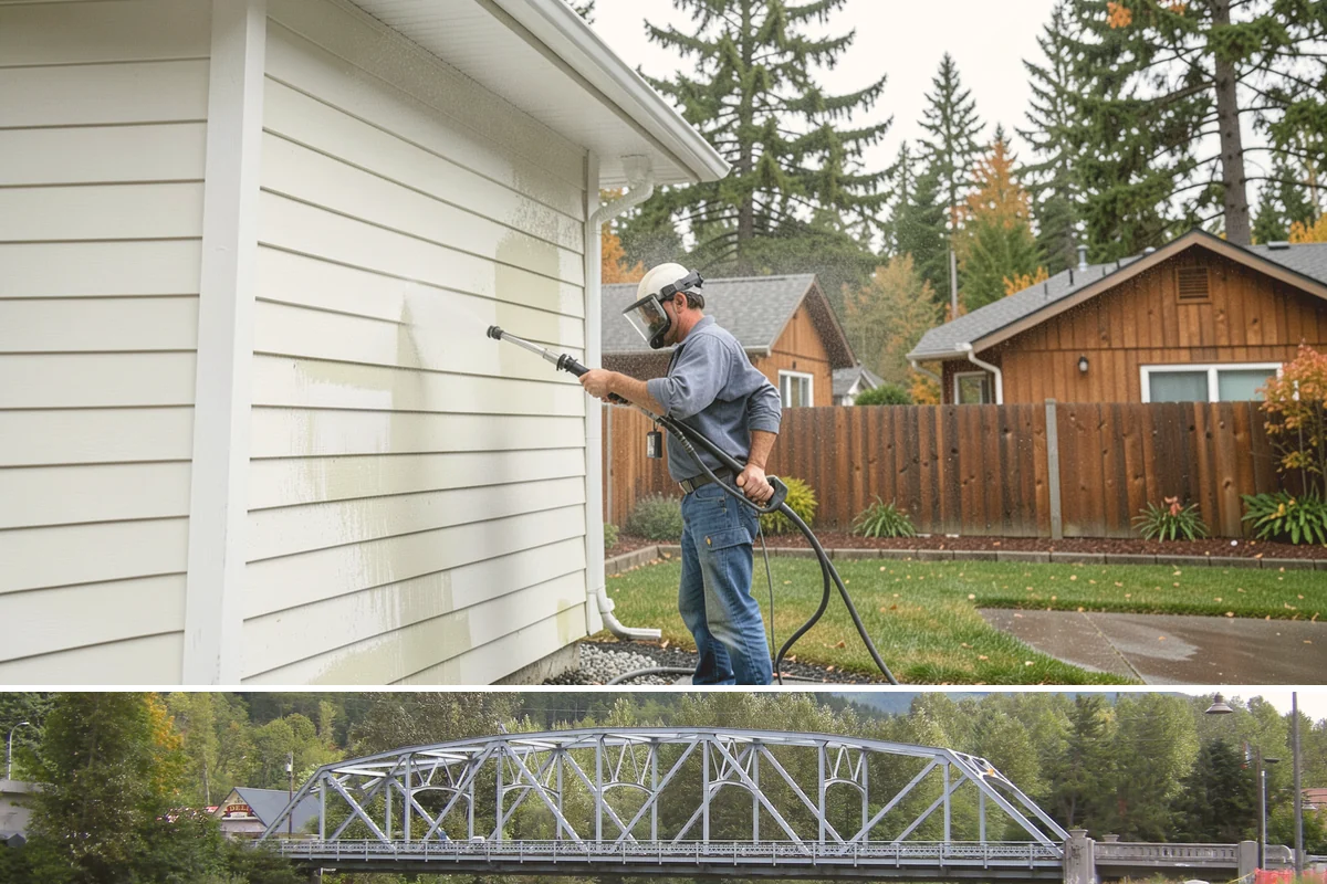 Brick Walkway Cleaning in Skykomish, King County, WA - Clean brick walkways in summer when joints can dry fully before fall re-sanding sets.