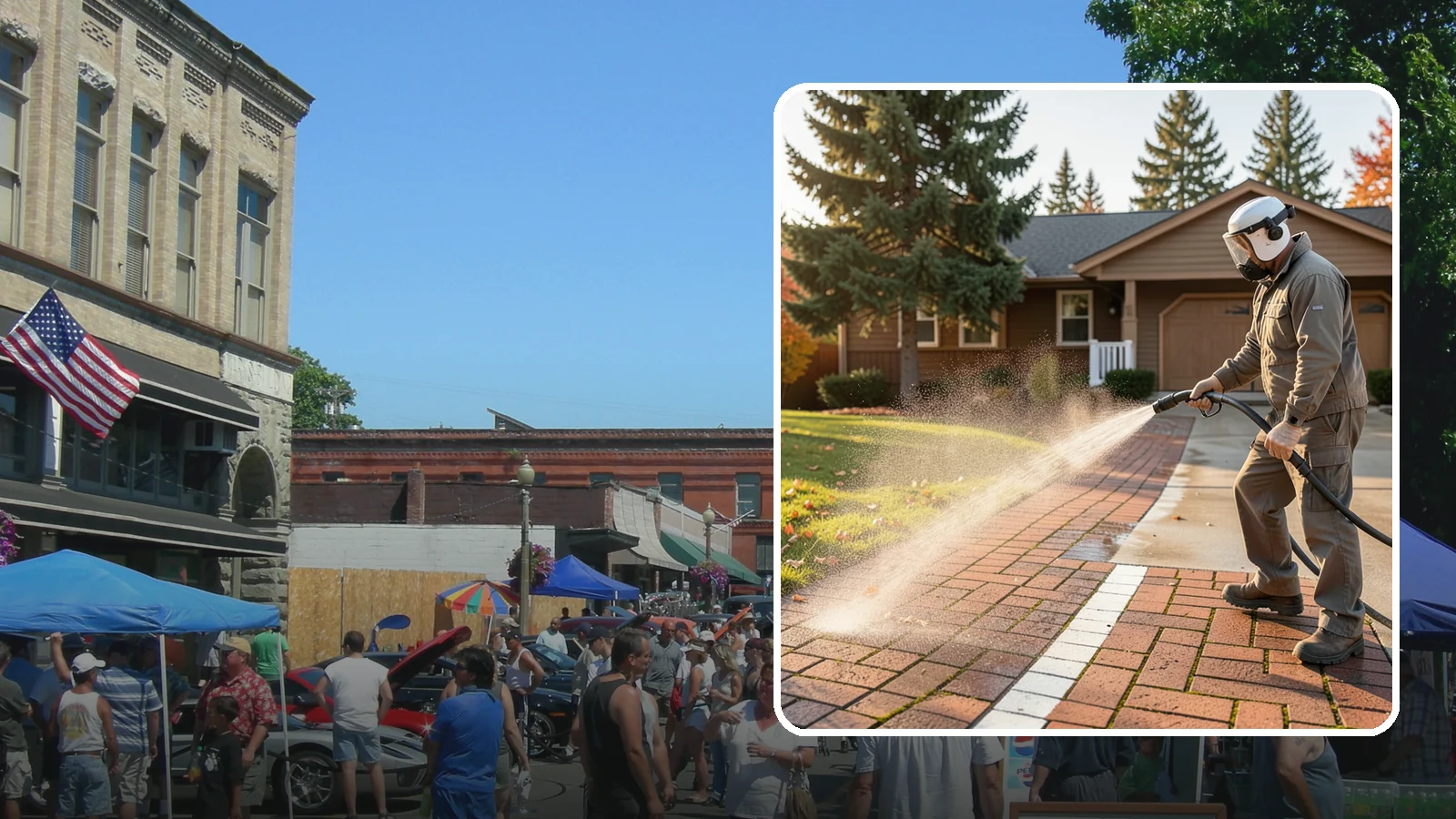 Brick Walkway Cleaning in Snohomish, Snohomish County, WA - Gently clean brick walkways so moss and joint growth lift without dislodging sand or mortar.