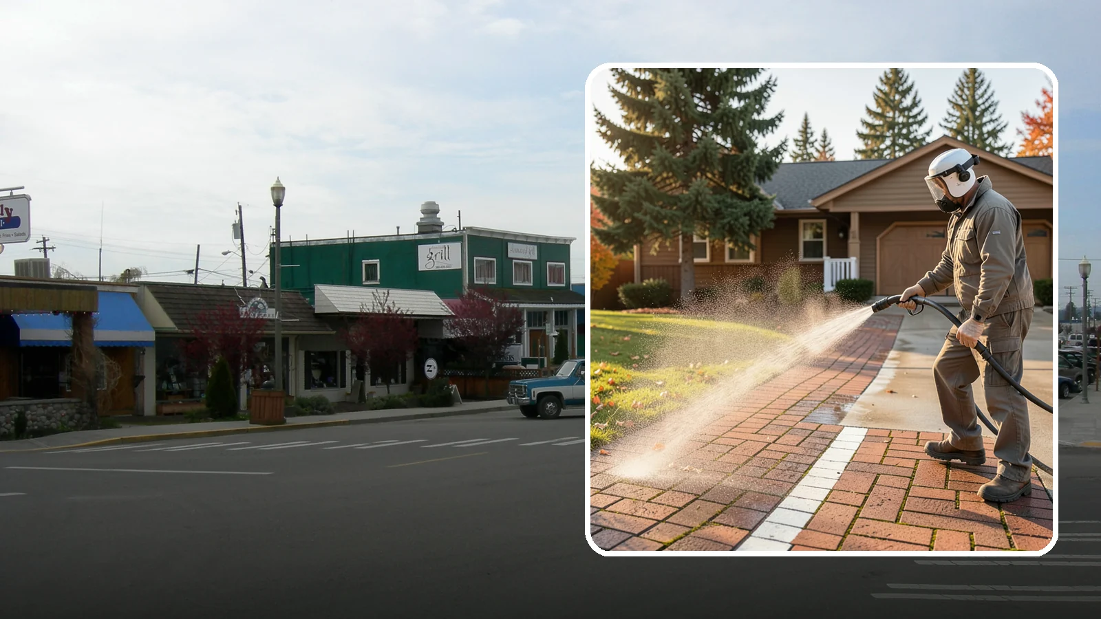 Brick Walkway Cleaning in Stanwood, Snohomish County, WA - Gently clean brick walkways so moss and joint growth lift without dislodging sand or mortar.