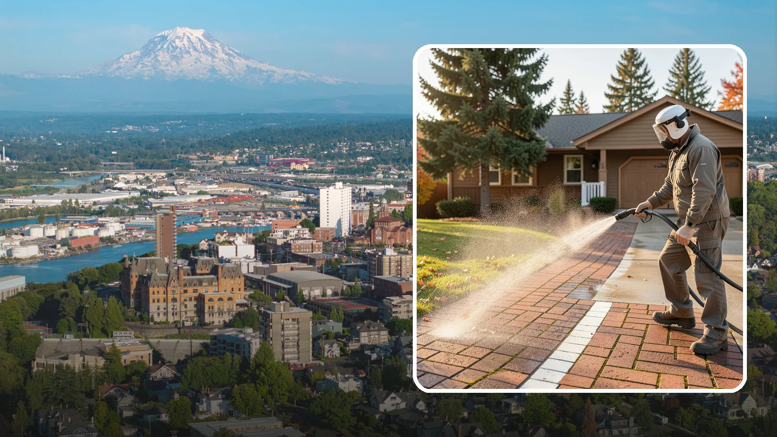 Brick Walkway Cleaning in Tacoma, Pierce County, WA - Gently clean brick walkways so moss and joint growth lift without dislodging sand or mortar.