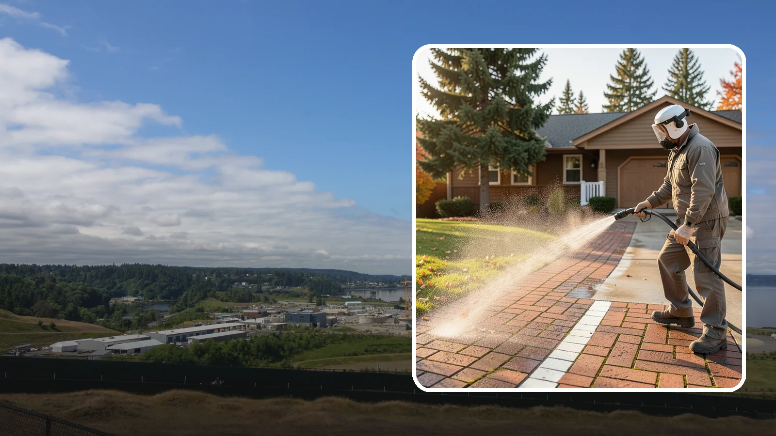 Brick Walkway Cleaning in University Place, Pierce County, WA - Gently clean brick walkways so moss and joint growth lift without dislodging sand or mortar.