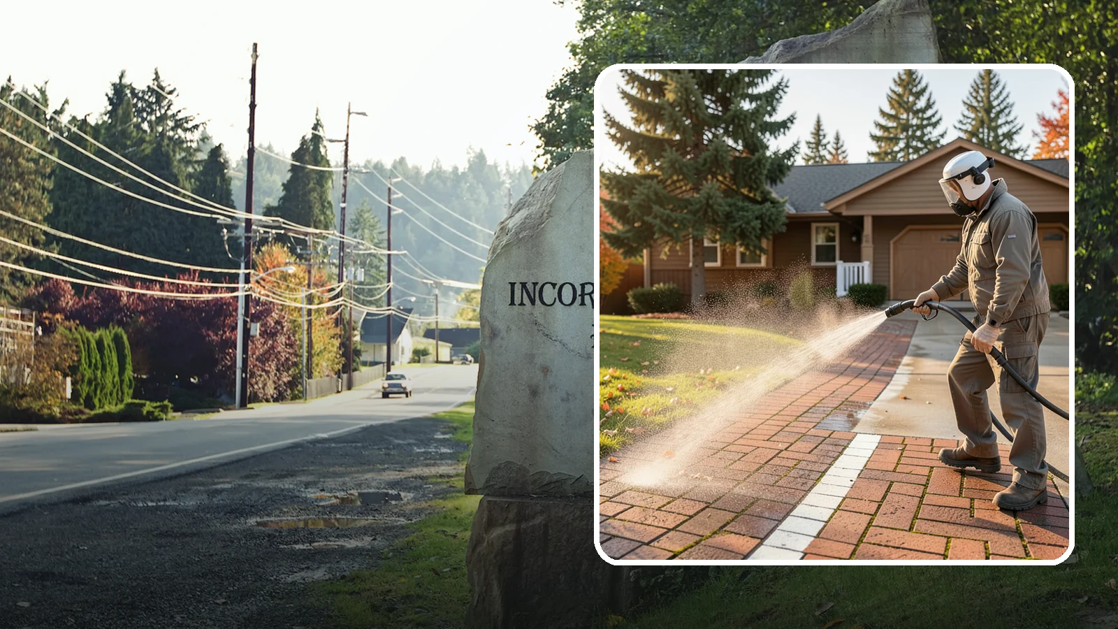 Brick Walkway Cleaning in Wilkeson, Pierce County, WA - Gently clean brick walkways so moss and joint growth lift without dislodging sand or mortar.