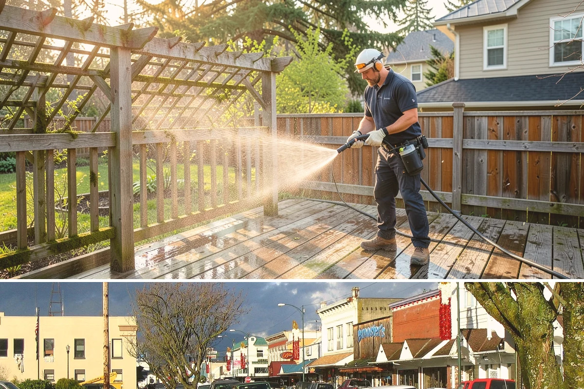 Brightening Treatment in Arlington, Snohomish County, WA - Best performed in dry conditions immediately after cleaning or stripping, so the surface can dry evenly before any finish is...