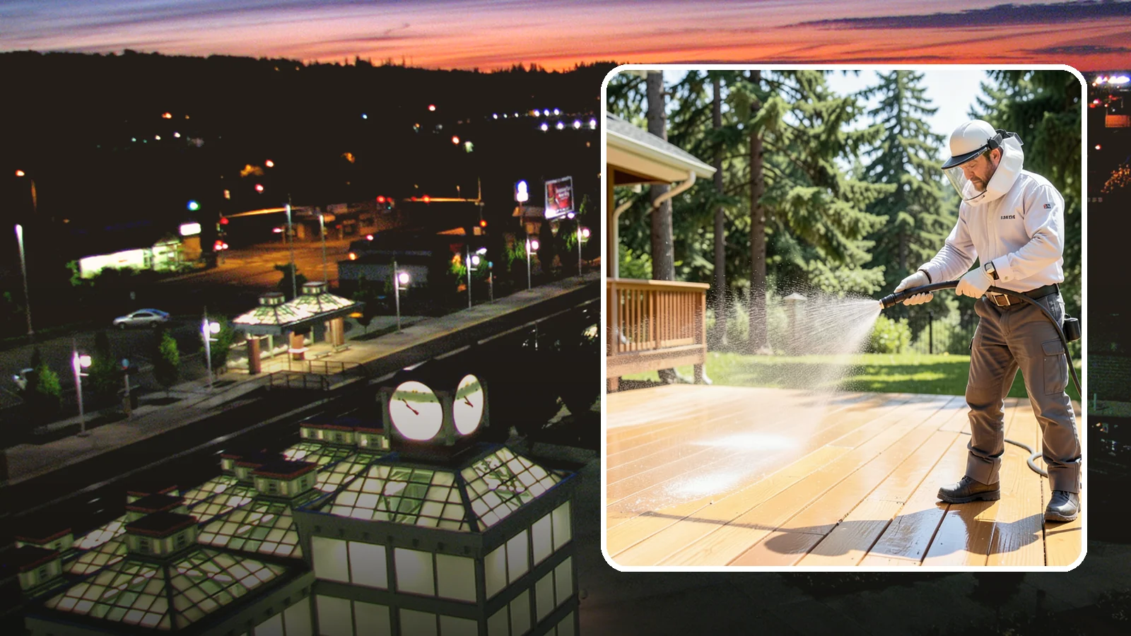 Brightening Treatment in Auburn, King County, WA - Brightening treatment restores the natural color and tone of wood and hardscape surfaces after cleaning or stripping.