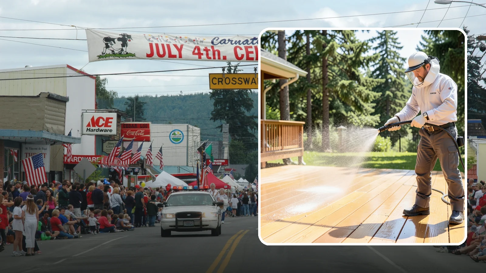 Brightening Treatment in Carnation, King County, WA - Brightening treatment restores the natural color and tone of wood and hardscape surfaces after cleaning or stripping.