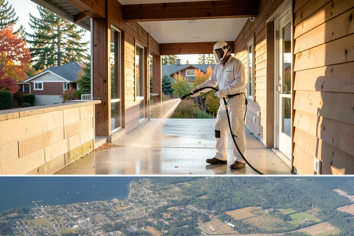 Brightening Treatment in Coupeville, Island County, WA - Best performed in dry conditions immediately after cleaning or stripping, so the surface can dry evenly before any finish is...