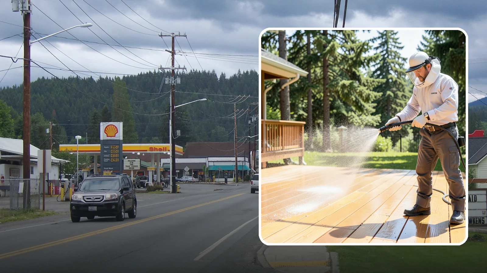 Brightening Treatment in Granite Falls, Snohomish County, WA - Brightening treatment restores the natural color and tone of wood and hardscape surfaces after cleaning or stripping.
