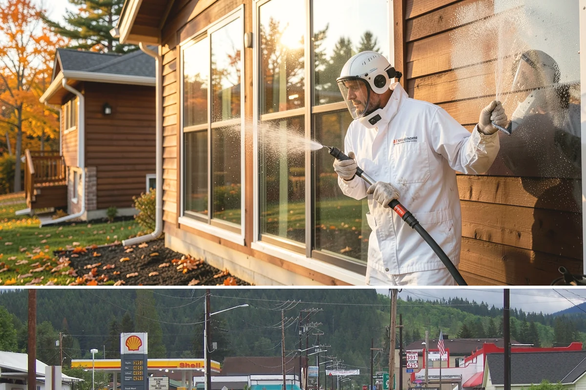 Brightening Treatment in Granite Falls, Snohomish County, WA - Best performed in dry conditions immediately after cleaning or stripping, so the surface can dry evenly before any finish is...