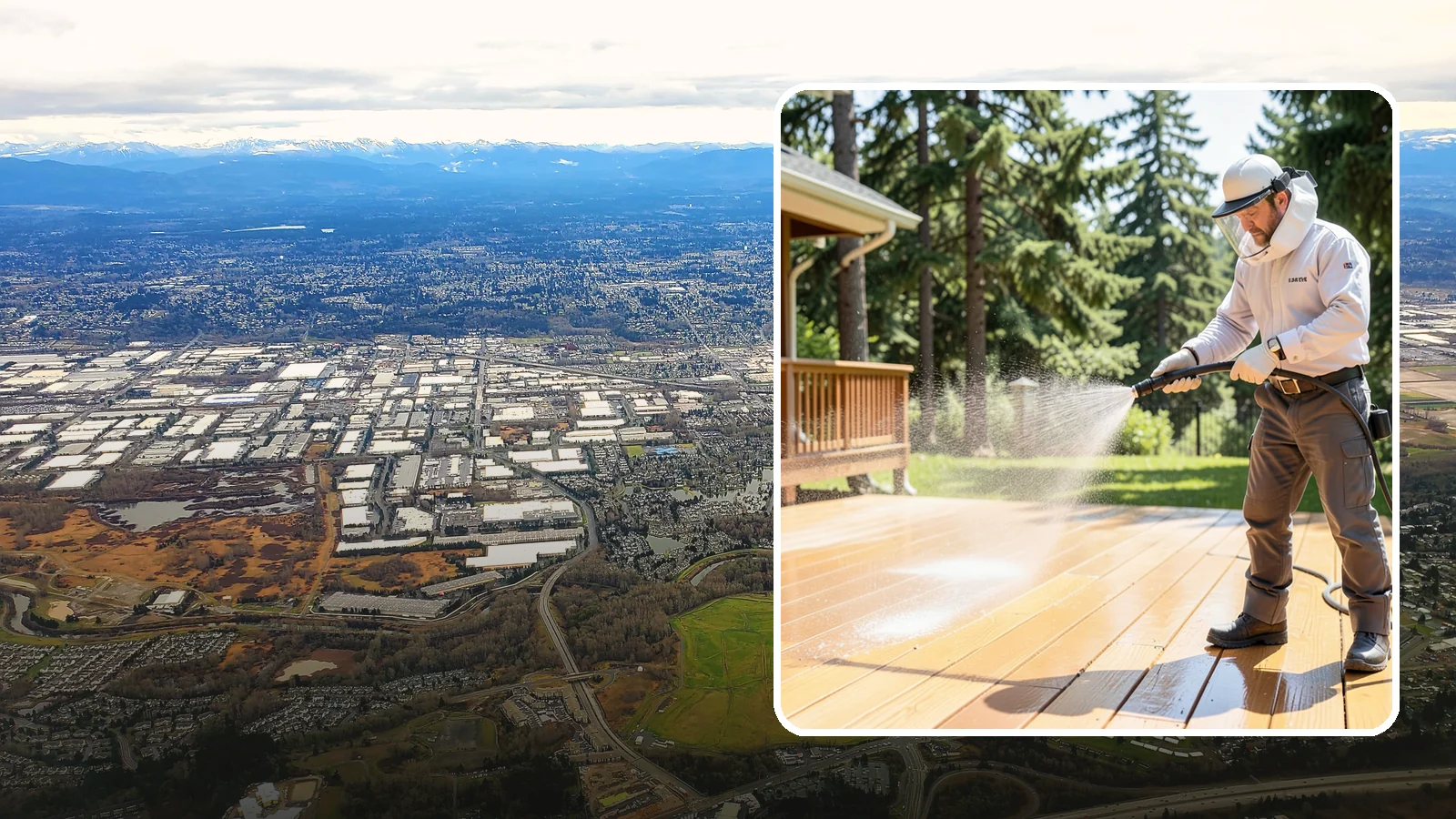 Brightening Treatment in Kent, King County, WA - Brightening treatment restores the natural color and tone of wood and hardscape surfaces after cleaning or stripping.
