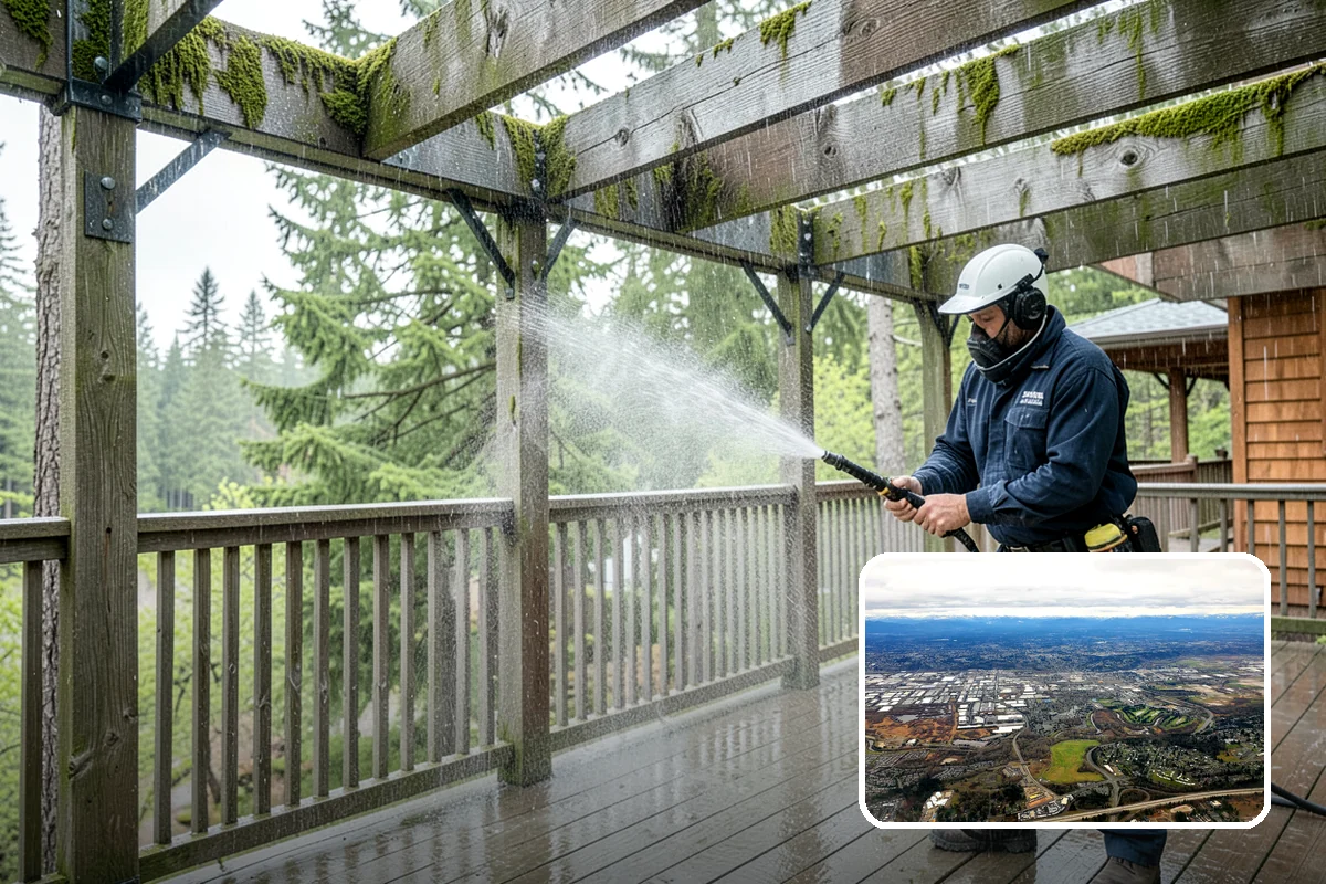 Brightening Treatment in Kent, King County, WA - Restores natural color to cleaned or stripped wood