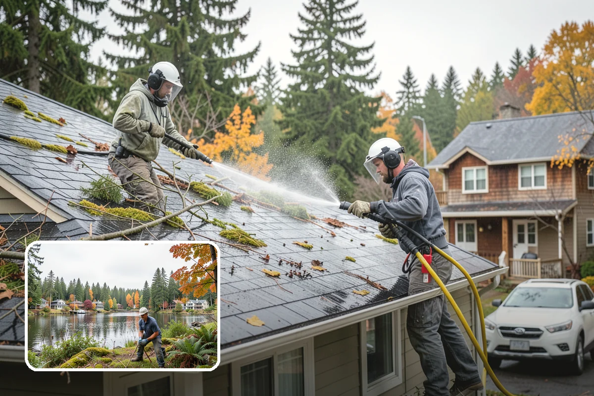 Brightening Treatment in La Conner, Skagit County, WA - Restores natural color to cleaned or stripped wood