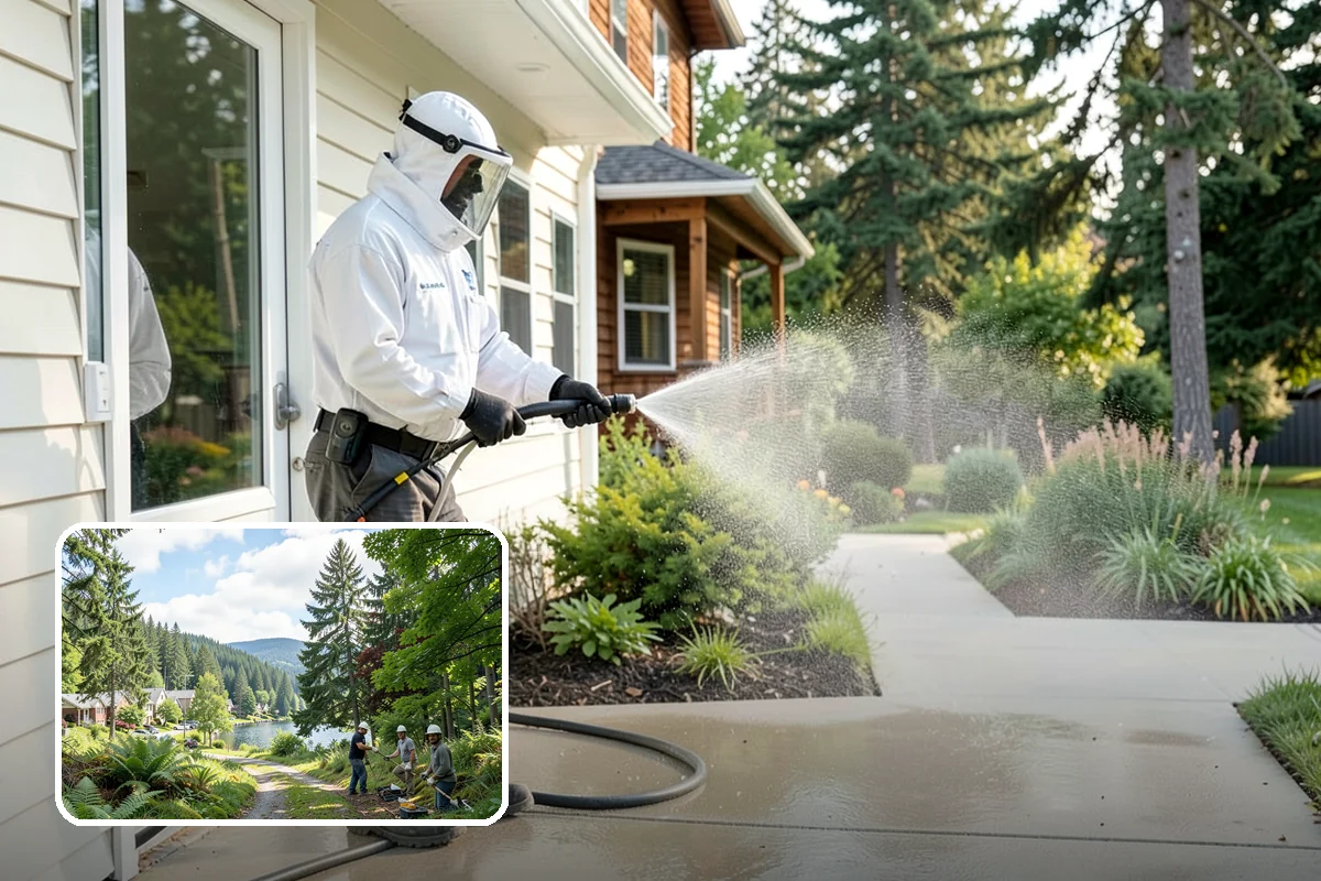 Brightening Treatment in Lake Forest Park, King County, WA - Restores natural color to cleaned or stripped wood
