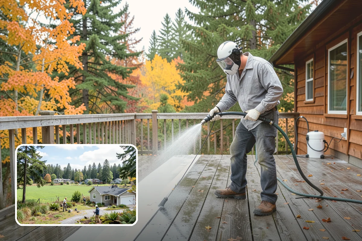 Brightening Treatment in Lyman, Skagit County, WA - Restores natural color to cleaned or stripped wood