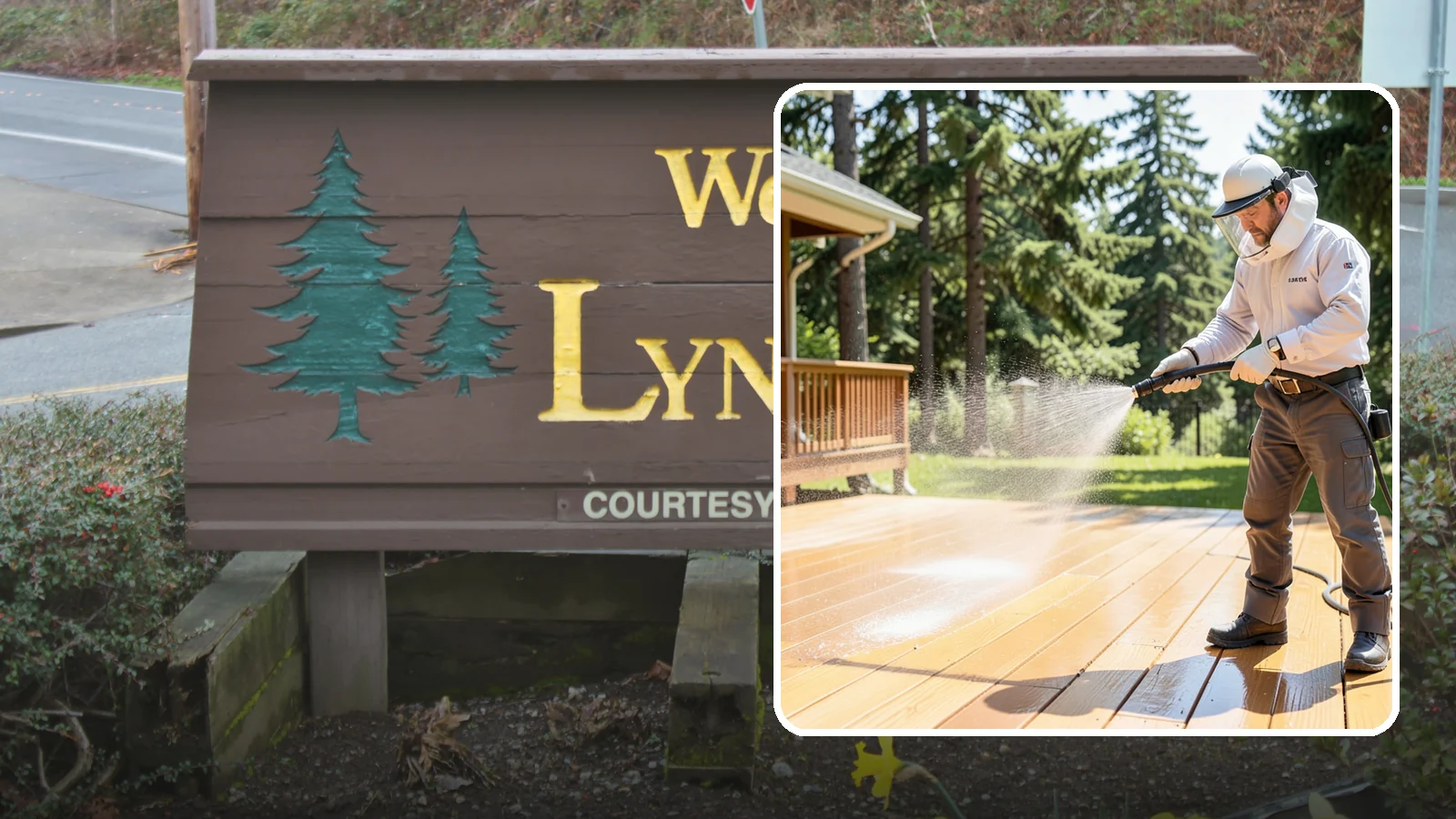 Brightening Treatment in Lynnwood, Snohomish County, WA - Brightening treatment restores the natural color and tone of wood and hardscape surfaces after cleaning or stripping.