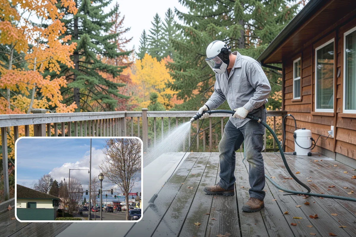 Brightening Treatment in Marysville, Snohomish County, WA - Restores natural color to cleaned or stripped wood