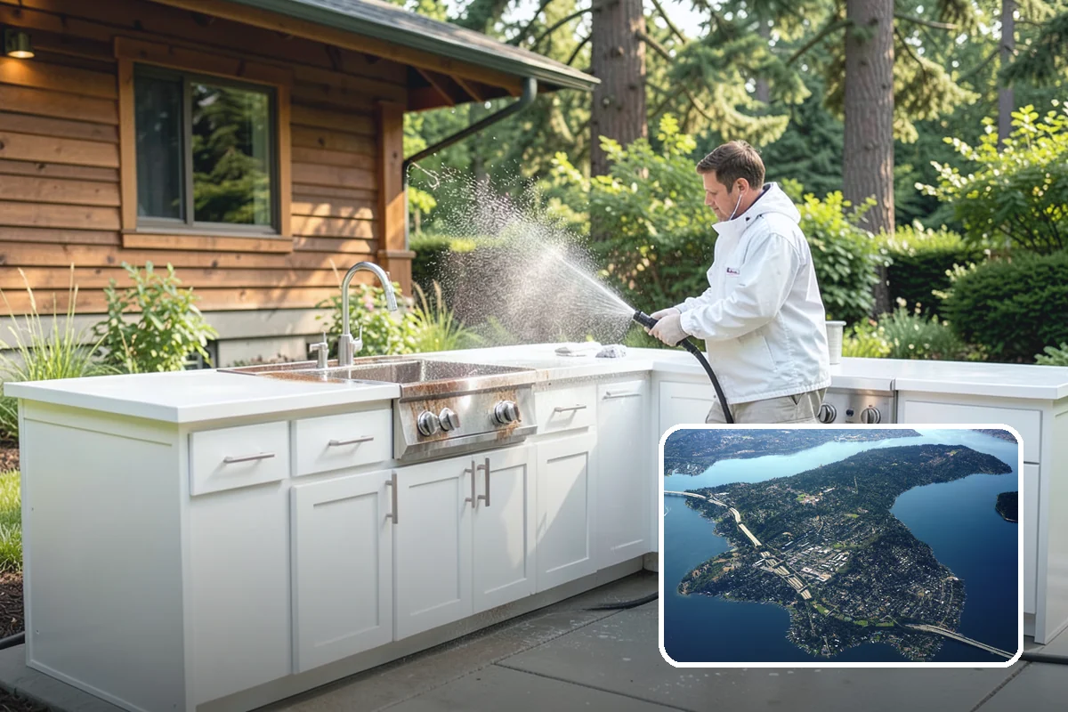 Brightening Treatment in Mercer Island, King County, WA - Restores natural color to cleaned or stripped wood