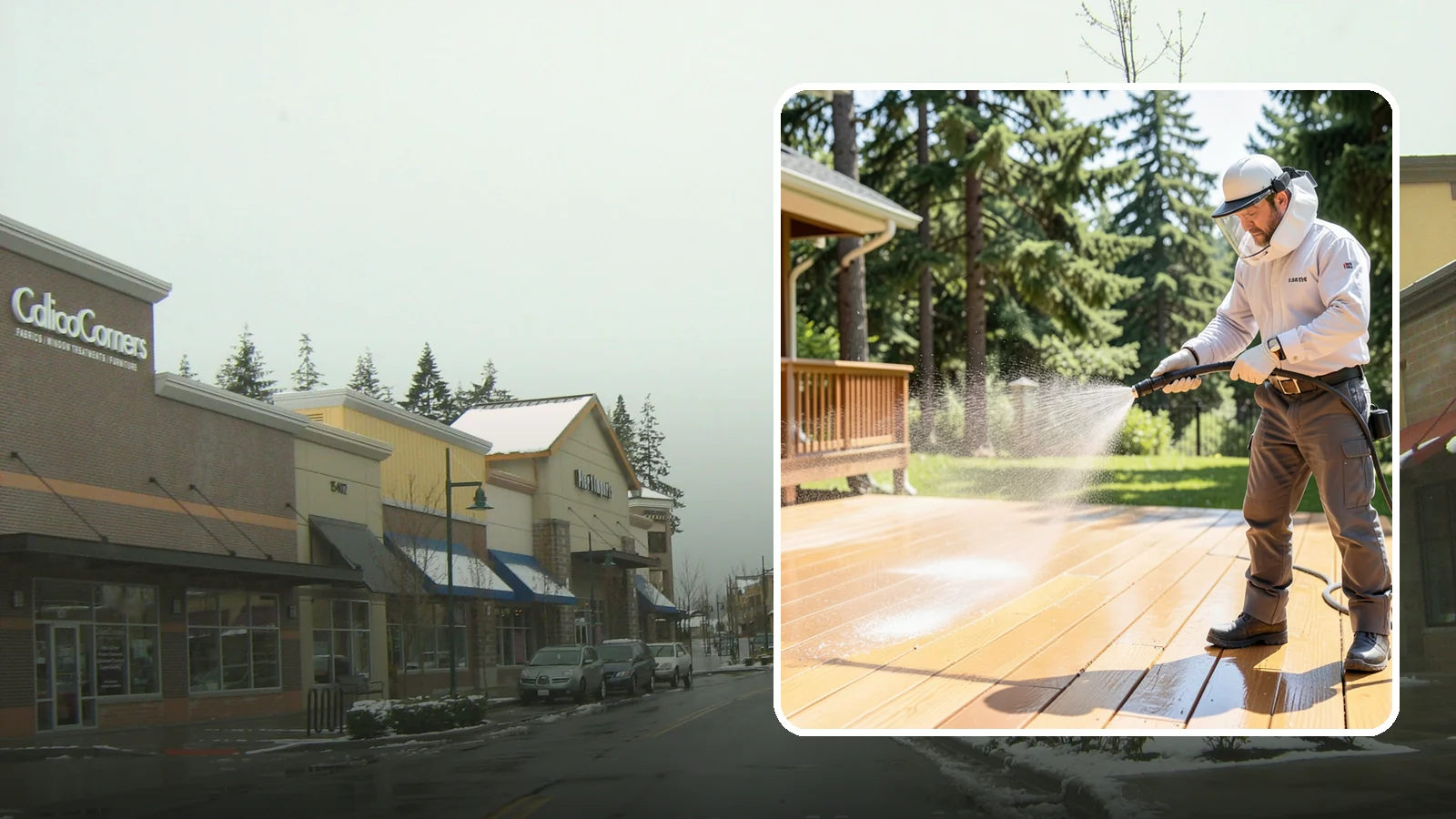 Brightening Treatment in Mill Creek, Snohomish County, WA - Brightening treatment restores the natural color and tone of wood and hardscape surfaces after cleaning or stripping.
