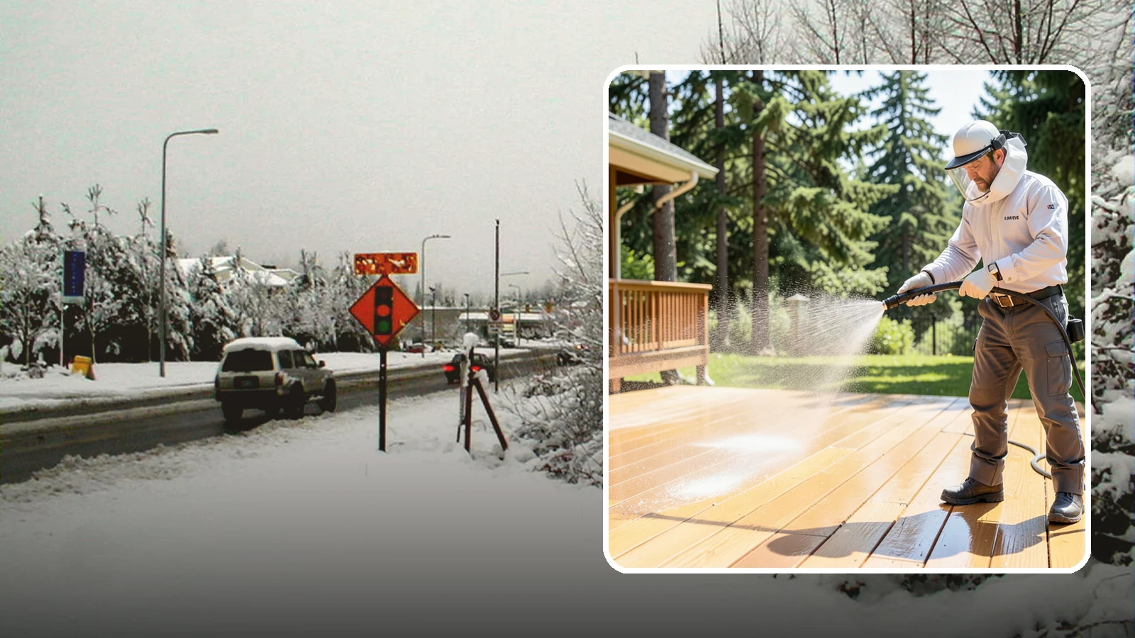 Brightening Treatment in Newcastle, King County, WA - Brightening treatment restores the natural color and tone of wood and hardscape surfaces after cleaning or stripping.