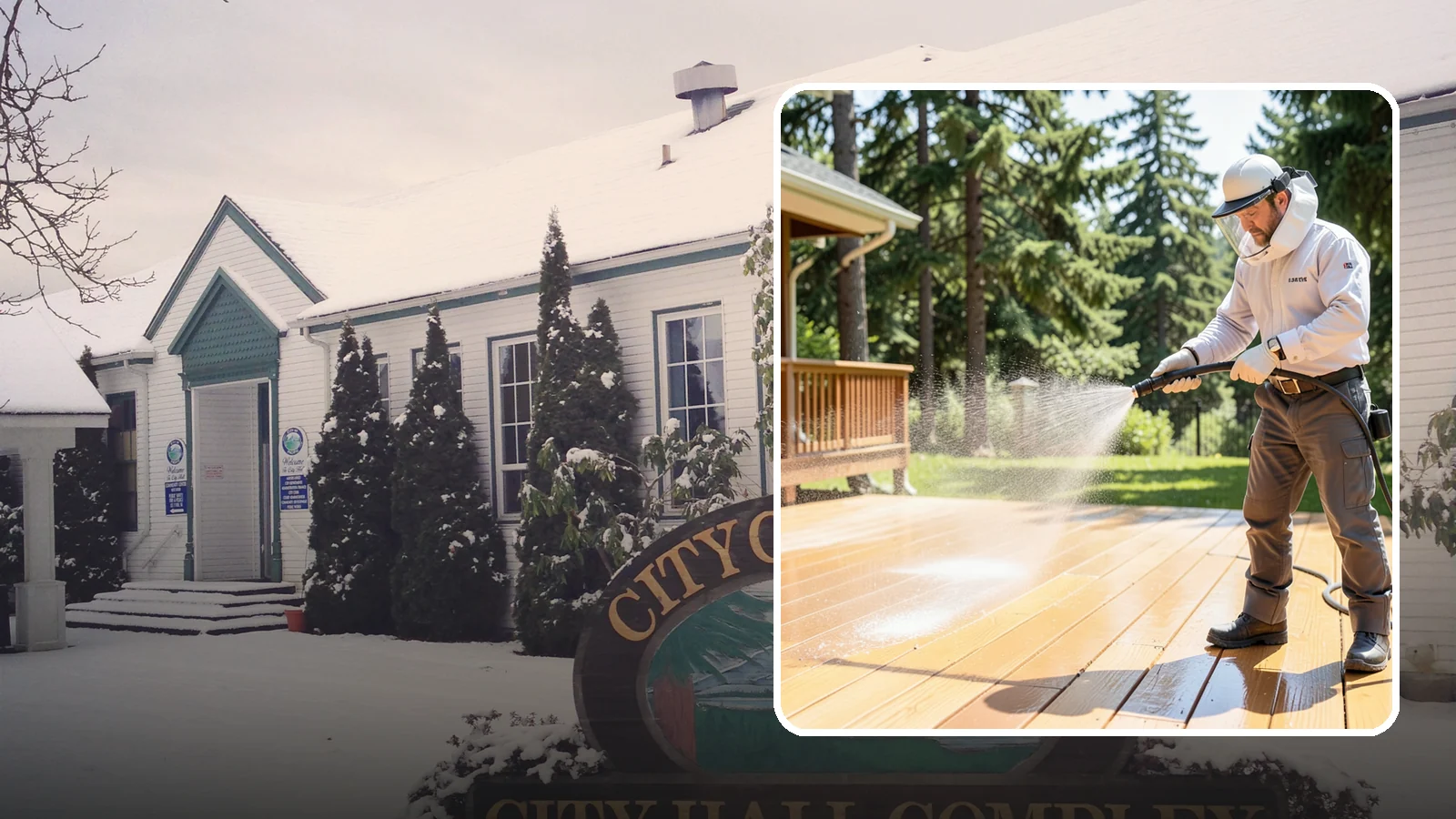 Brightening Treatment in Pacific, King County, WA - Brightening treatment restores the natural color and tone of wood and hardscape surfaces after cleaning or stripping.