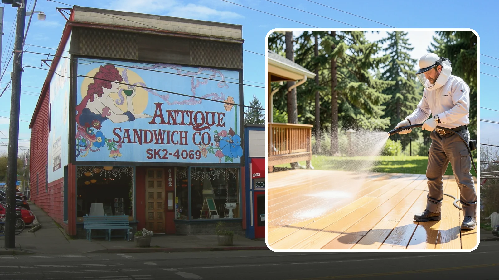 Brightening Treatment in Ruston, Pierce County, WA - Brightening treatment restores the natural color and tone of wood and hardscape surfaces after cleaning or stripping.
