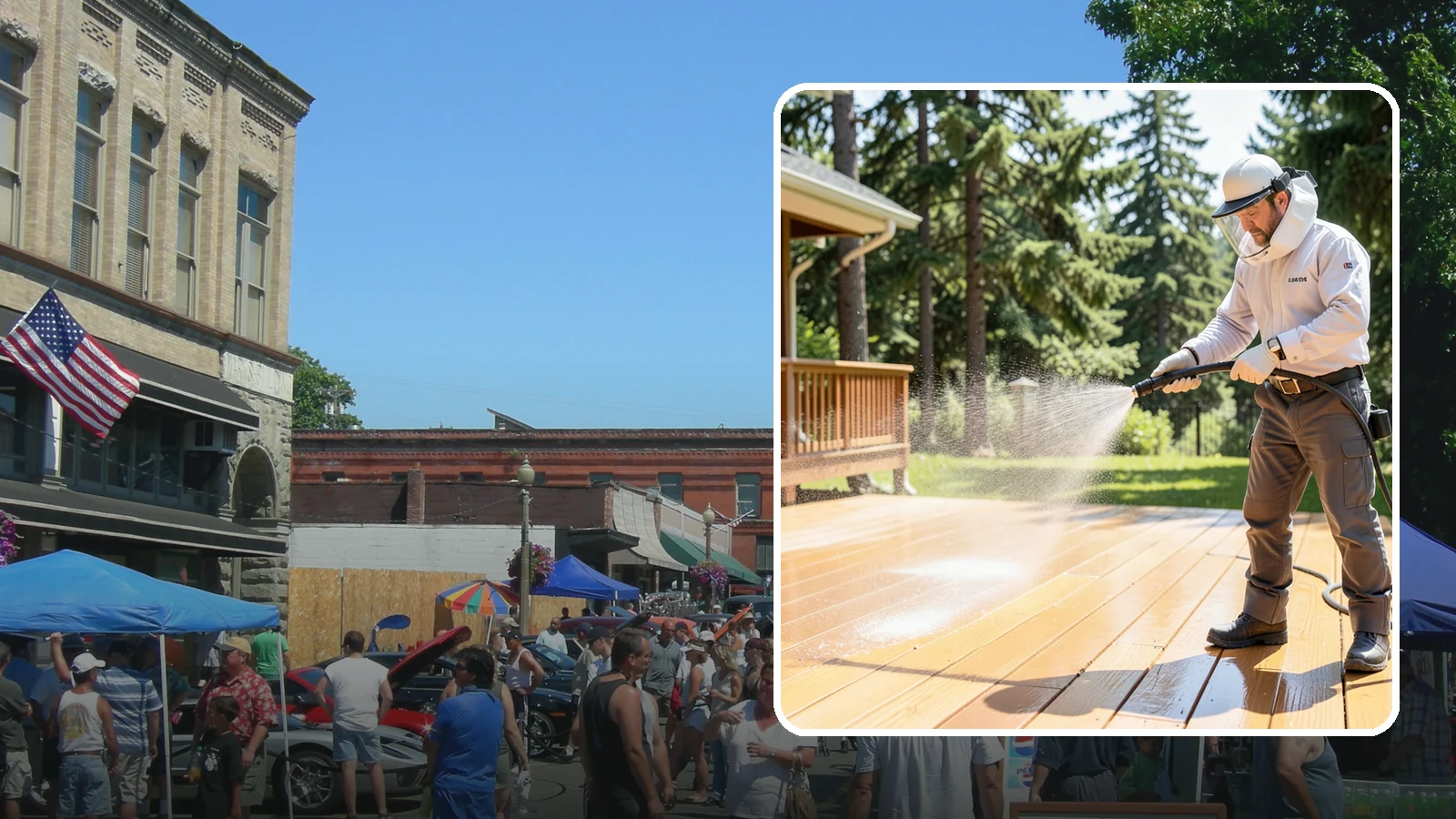 Brightening Treatment in Snohomish, Snohomish County, WA - Brightening treatment restores the natural color and tone of wood and hardscape surfaces after cleaning or stripping.