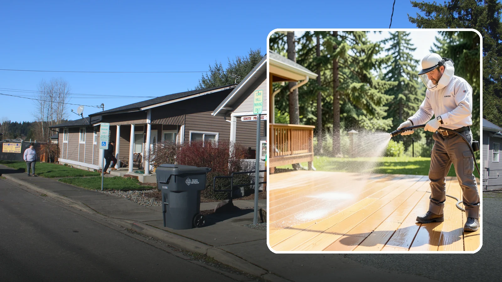 Brightening Treatment in South Prairie, Pierce County, WA - Brightening treatment restores the natural color and tone of wood and hardscape surfaces after cleaning or stripping.