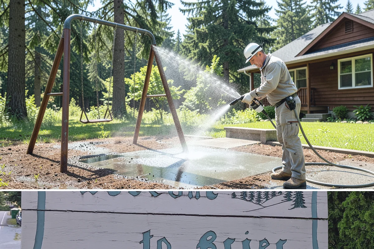 Calcium Deposit Removal in Brier, Snohomish County, WA - Calcium and efflorescence deposits can be treated year-round, with dry conditions helping confirm complete removal.