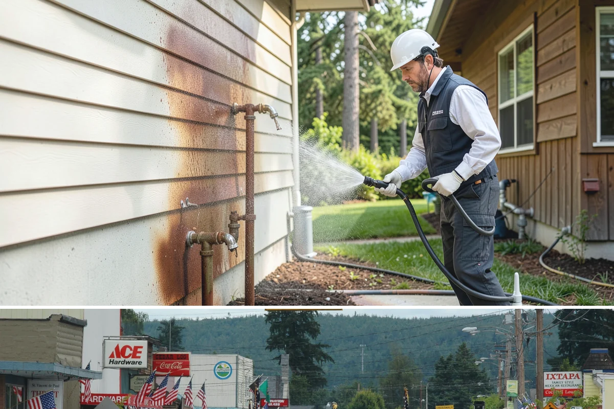 Calcium Deposit Removal in Carnation, King County, WA - Calcium and efflorescence deposits can be treated year-round, with dry conditions helping confirm complete removal.