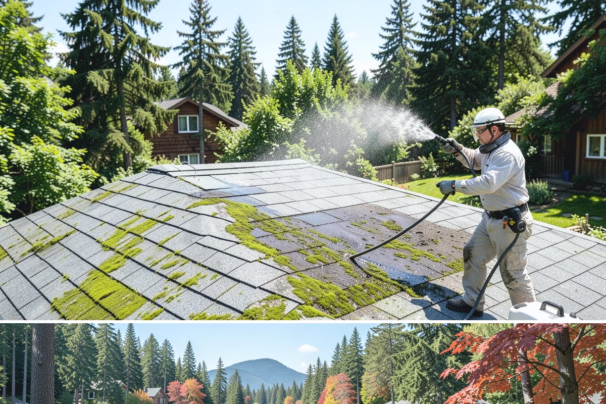 Calcium Deposit Removal in Covington, King County, WA - Calcium and efflorescence deposits can be treated year-round, with dry conditions helping confirm complete removal.