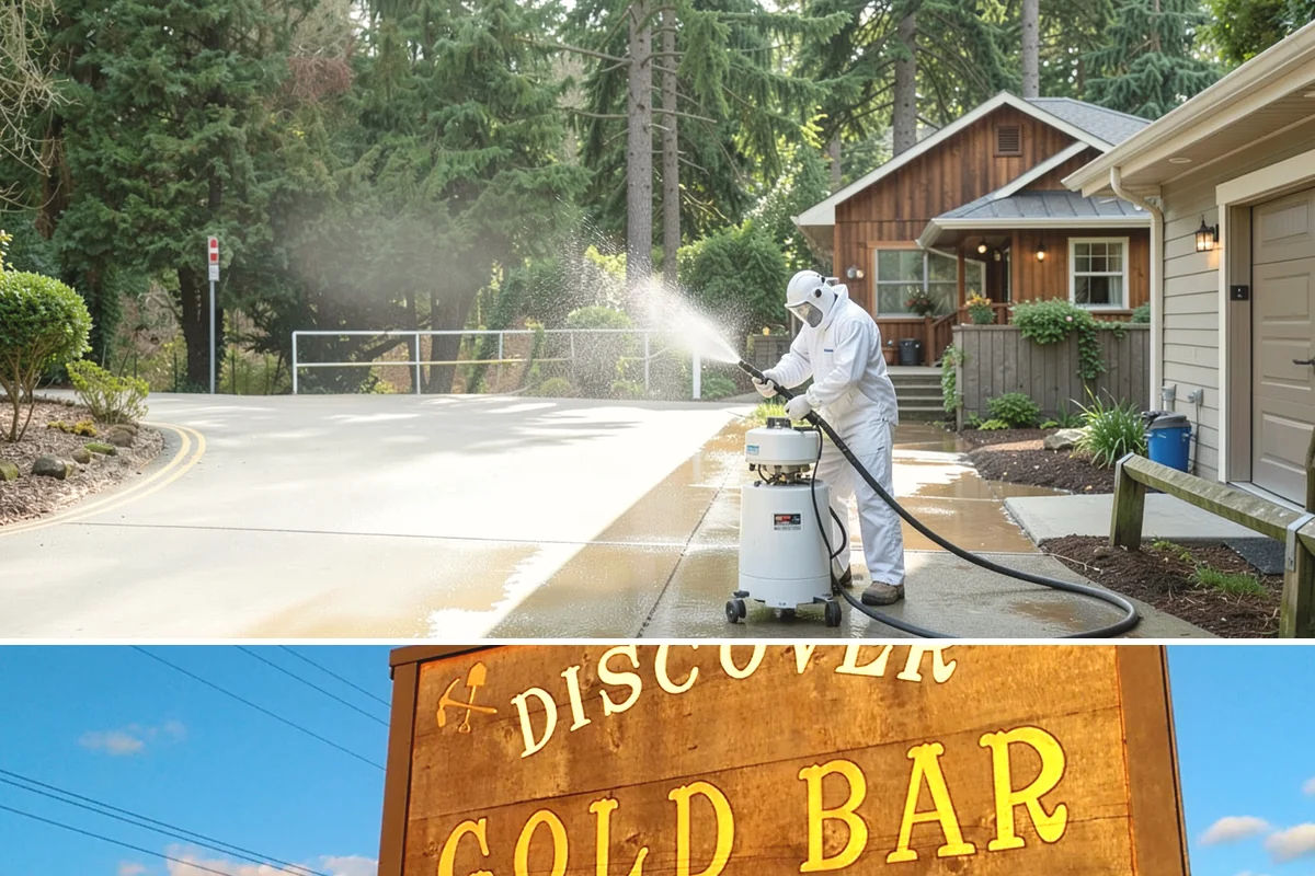 Calcium Deposit Removal in Gold Bar, Snohomish County, WA - Calcium and efflorescence deposits can be treated year-round, with dry conditions helping confirm complete removal.