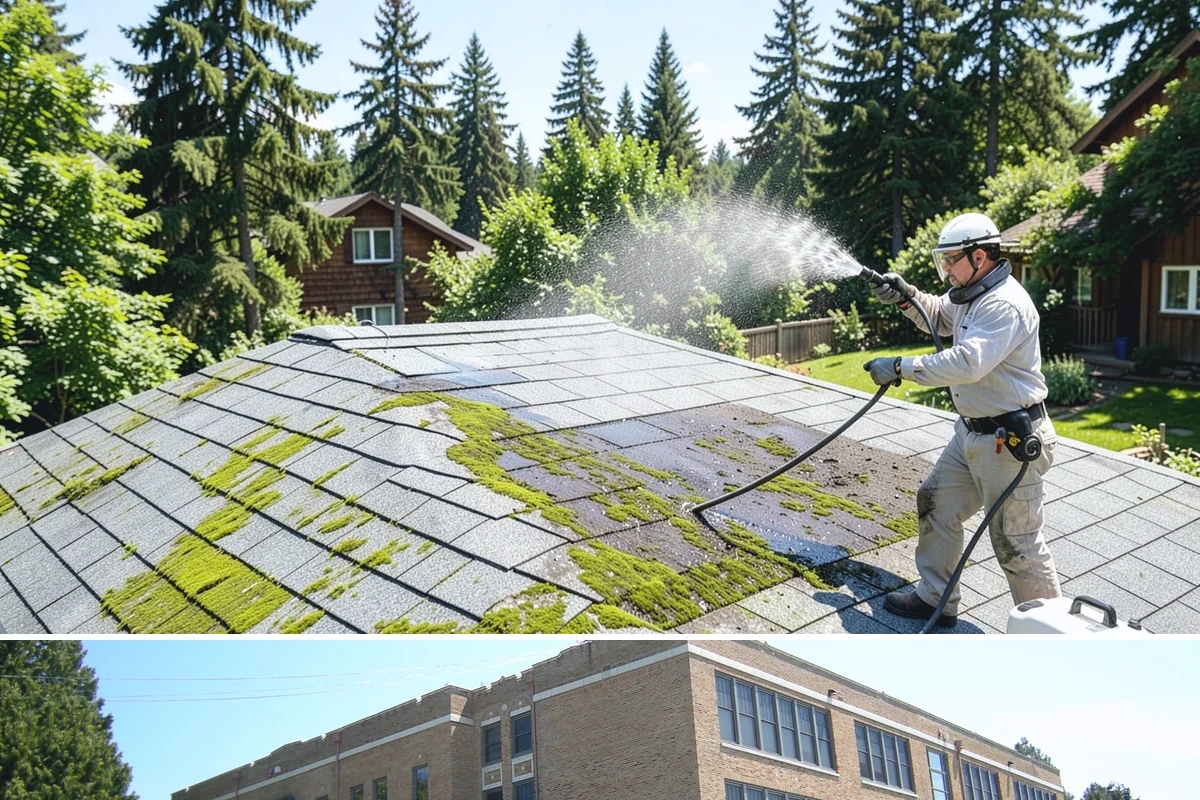 Calcium Deposit Removal in Maple Valley, King County, WA - Calcium and efflorescence deposits can be treated year-round, with dry conditions helping confirm complete removal.