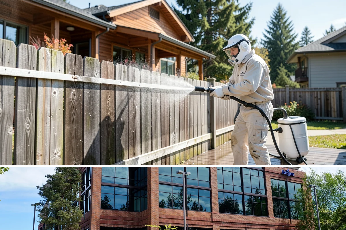 Calcium Deposit Removal in Mountlake Terrace, Snohomish County, WA - Calcium and efflorescence deposits can be treated year-round, with dry conditions helping confirm complete removal.
