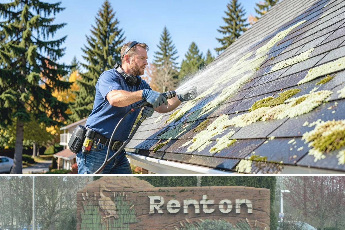 Calcium Deposit Removal in Renton, King County, WA - Calcium and efflorescence deposits can be treated year-round, with dry conditions helping confirm complete removal.