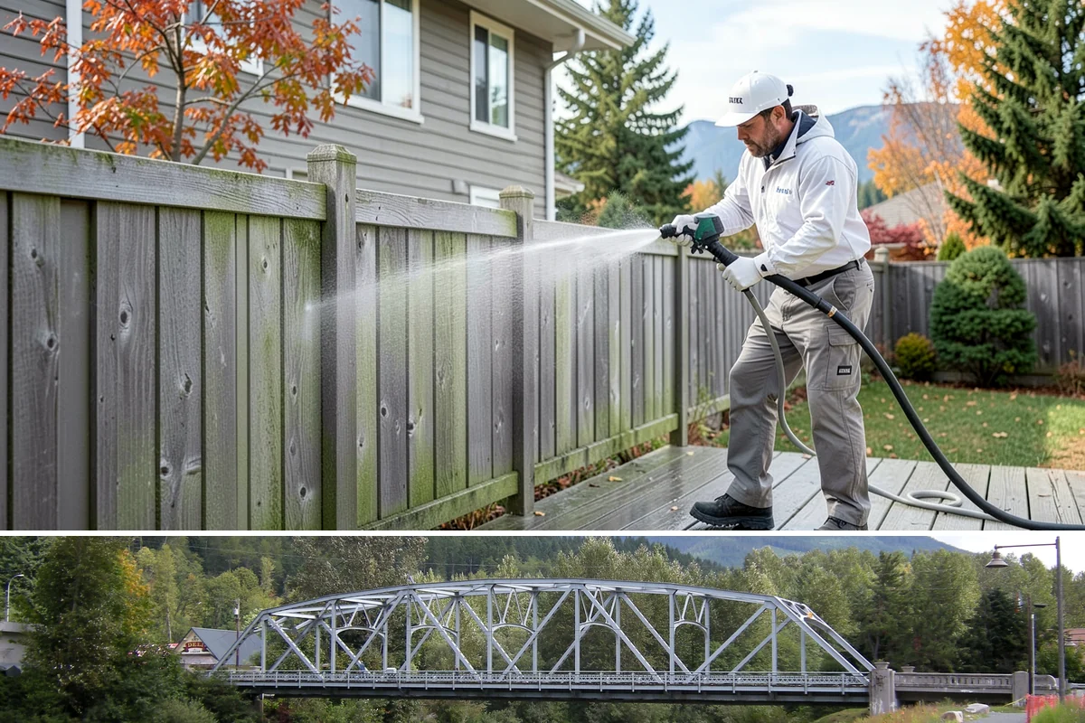 Calcium Deposit Removal in Skykomish, King County, WA - Calcium and efflorescence deposits can be treated year-round, with dry conditions helping confirm complete removal.