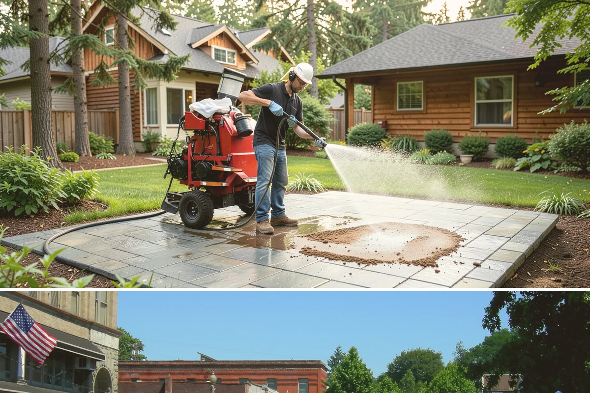 Calcium Deposit Removal in Snohomish, Snohomish County, WA - Calcium and efflorescence deposits can be treated year-round, with dry conditions helping confirm complete removal.