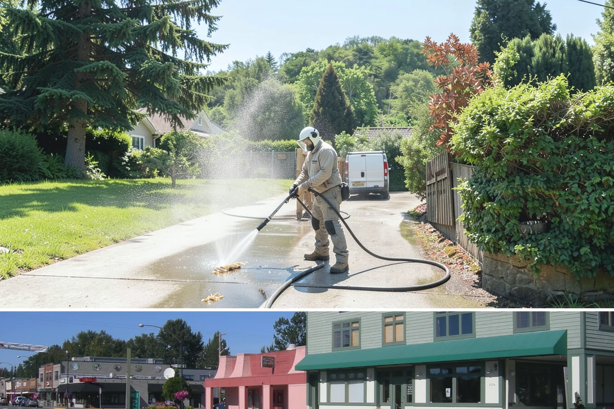 Calcium Deposit Removal in Snoqualmie, King County, WA - Calcium and efflorescence deposits can be treated year-round, with dry conditions helping confirm complete removal.