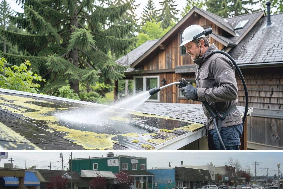 Calcium Deposit Removal in Stanwood, Snohomish County, WA - Calcium and efflorescence deposits can be treated year-round, with dry conditions helping confirm complete removal.