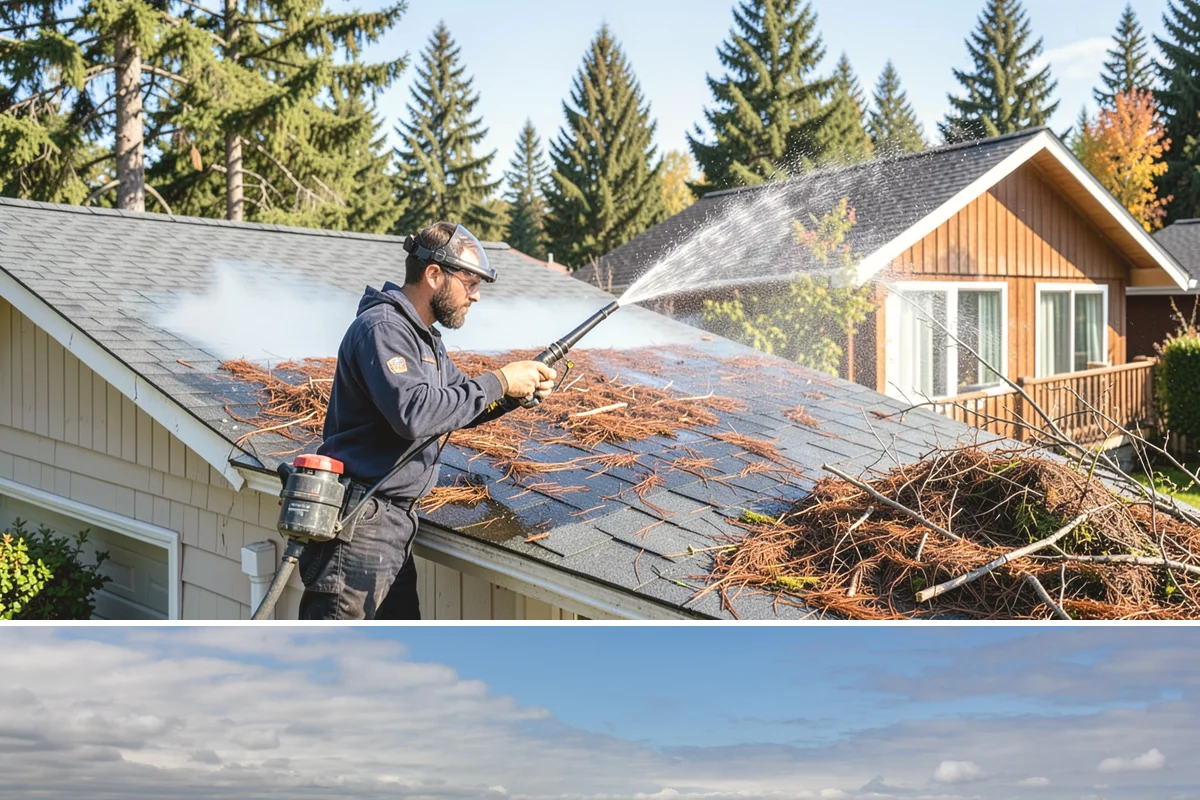Calcium Deposit Removal in University Place, Pierce County, WA - Calcium and efflorescence deposits can be treated year-round, with dry conditions helping confirm complete removal.